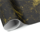 elegantes stilvolles modernes schickes Schwarzes Geschenkpapier (Rolleneckpunkt)