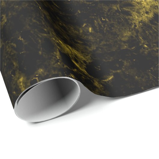 elegantes stilvolles modernes schickes Schwarzes Geschenkpapier (Rolleneckpunkt)