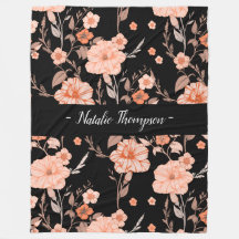 Elegantes stilvolles Monogrom l Schwarzes Muster