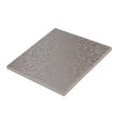 Elegantes stilvolles Rosengoldgeometrisches Fliese (Seite)