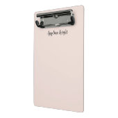 Elegantes, stilvolles, Schlichtes Handwriting Mini Klemmbrett (Gewinkelt2)