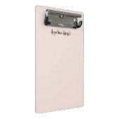 Elegantes, stilvolles, Schlichtes Handwriting Mini Klemmbrett (Schrägansicht)