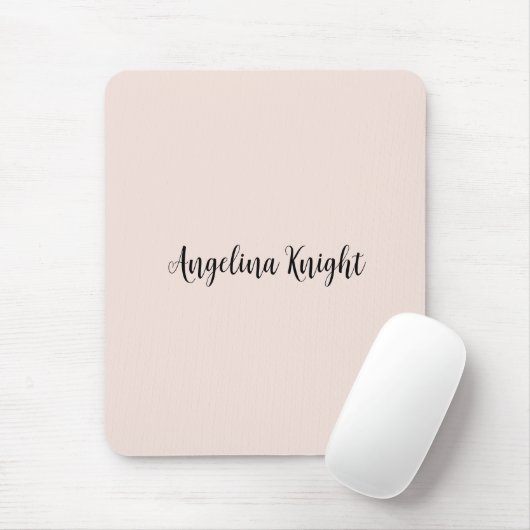 Elegantes, stilvolles, Schlichtes Handwriting Mousepad (Mit Mouse)
