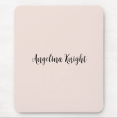 Elegantes, stilvolles, Schlichtes Handwriting Mousepad (Vorne)