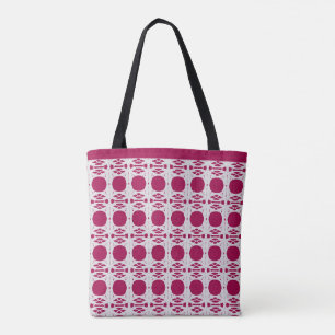 Elegantes stilvolles silbernes und burgunderrotes  tasche