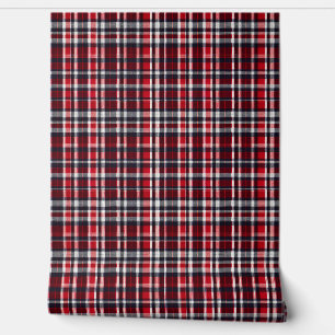 Elegantes, stilvolles Tartan-Karo-Muster Tapete