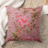 Elegantes Stoffdesign mit aufwändigen Blumenmotive Kissen (Decke)