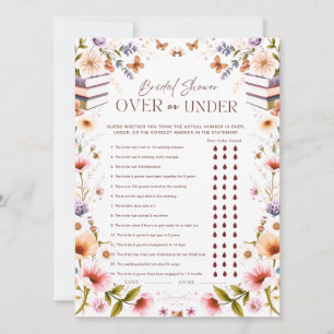 Elegantes Storybook Over oder Under Brautparty Gam