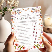 Elegantes Storybook Over oder Under Brautparty Gam