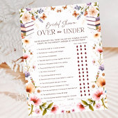 Elegantes Storybook Over oder Under Brautparty Gam