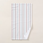 Elegantes Streifenmuster. Badhandtuch Set (Handtuch)
