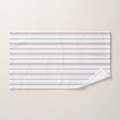 Elegantes Streifenmuster. Badhandtuch Set (Handtuch)