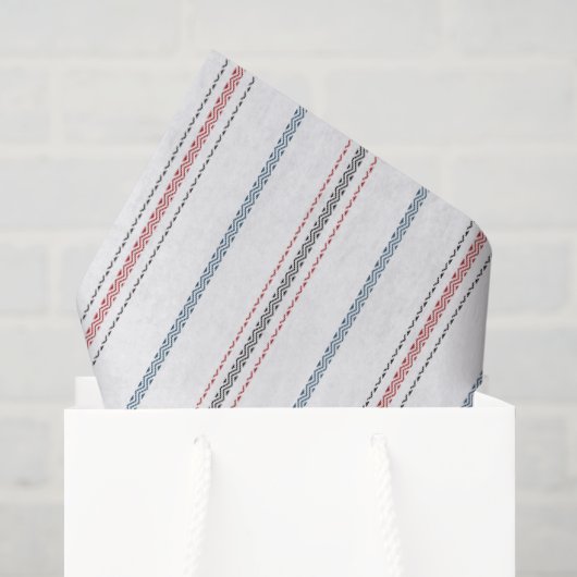 Elegantes Streifenmuster. Seidenpapier (Geschenktüte)