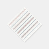 Elegantes Streifenmuster. Serviette (Ecke)