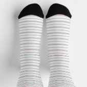 Elegantes Streifenmuster. Socken (Oben)