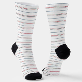 Elegantes Streifenmuster. Socken