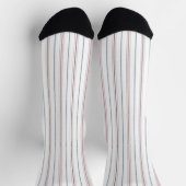 Elegantes Streifenmuster. Socken (Oben)
