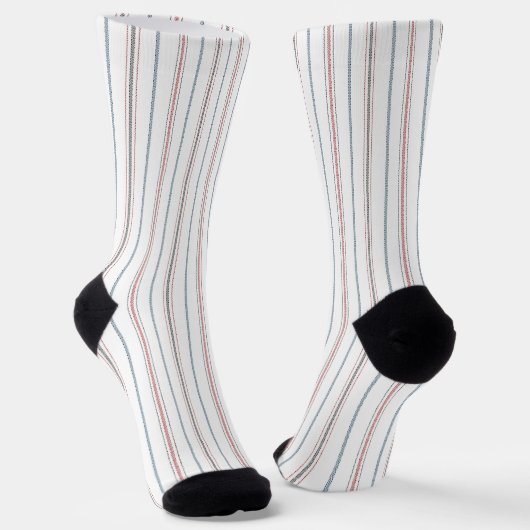 Elegantes Streifenmuster. Socken (Gewinkelt)
