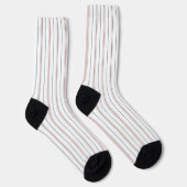 Elegantes Streifenmuster. Socken (Rechts)