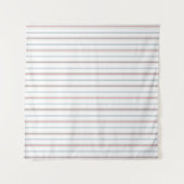 Elegantes Streifenmuster. Wandteppich (Vorderseite (Horizontal))