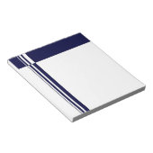 Elegantes Stripes Notepad Notizblock (angewinkelt)