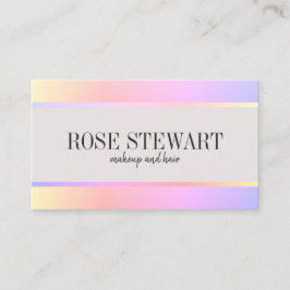 Elegantes, stylisches Haar Visitenkarte