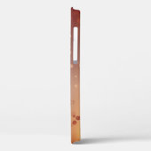 Elegantes, stylisches Rose-Konfetti-Dots-Monogramm Case-Mate iPhone Hülle (Rückseite / Links)