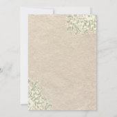 Elegantes südasiatisches Illustriertes Paar Save The Date (Rückseite)