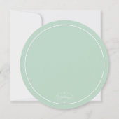 Elegantes sukkulentes botanisches Brautparty Einladung (Rückseite)