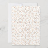 Elegantes Summer Garden Brautparty Einladung (Rückseite)