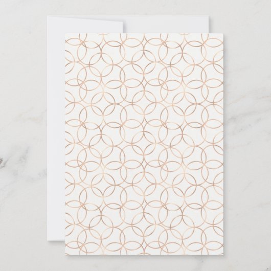 Elegantes Summer Garden Brautparty Einladung (Rückseite)