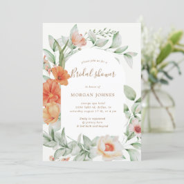 Elegantes Summer Garden Brautparty Einladung