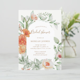 Elegantes Summer Garden Brautparty Einladung