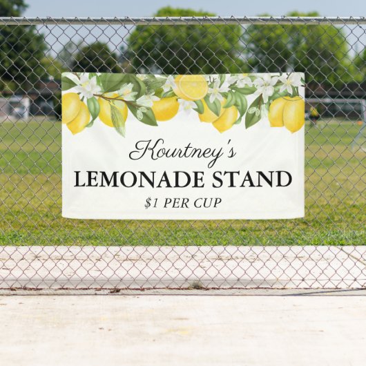 Elegantes Summer Lemonade Stand Banner (Insitu)