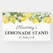 Elegantes Summer Lemonade Stand Banner (Horizontal)