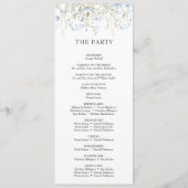 Elegantes Summer Meadow Wildblumen Boho Programm (Rückseite)