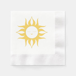 Elegantes Sun Design Paper Napkin Serviette
