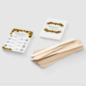 Elegantes Sunflowers Bouquet Wedding Programm Fächer (Non-assembled)