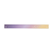 Elegantes Sunset Stars Wraparound Address Label (Person)
