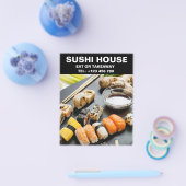 Elegantes Sushi Restaurant Foto Flyer (Einzeln)