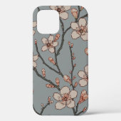 Elegantes süß rosa Blume Blossom Kirschmuster Case-Mate iPhone Hülle (Rückseite)