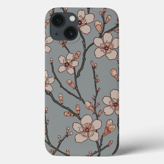 Elegantes süß rosa Blume Blossom Kirschmuster Case-Mate iPhone Hülle (Rückseite)