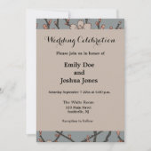 Elegantes süß rosa Blume Blossom Kirschmuster Einladung (Vorderseite)