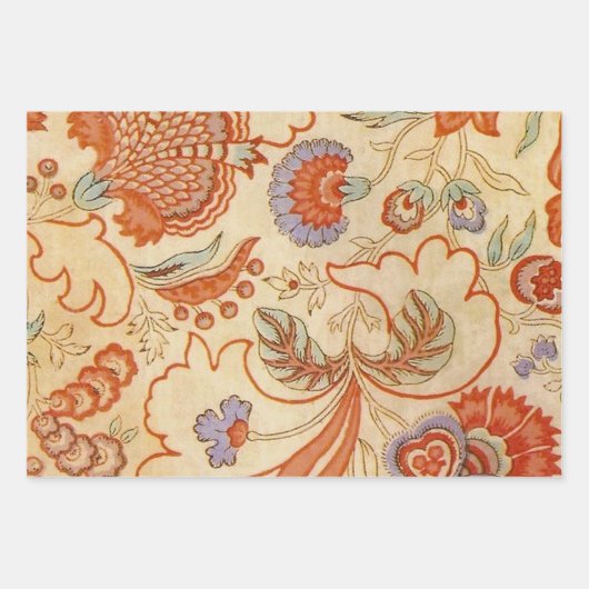 Elegantes süß rosa Blume Blossom Kirschmuster Geschenkpapier Set (Vorderseite 3)