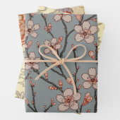 Elegantes süß rosa Blume Blossom Kirschmuster Geschenkpapier Set (Beispiel)