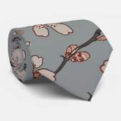 Elegantes süß rosa Blume Blossom Kirschmuster Krawatte (Gerollt)