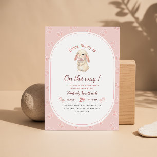 Elegantes Süßes Häschen Baby Shower Einladung