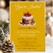 Elegantes Sweetest Weihnachten Party Folieneinladung