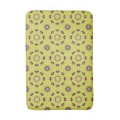 Elegantes Tacha Floral Muster Badematte (Vorderseite Vertikal)