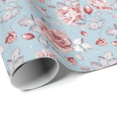 Elegantes Tapetenmuster 2 Geschenkpapier (Rolleneckpunkt)